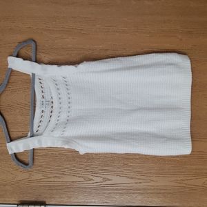 J. Crew Size S White Sleeveless Sweater